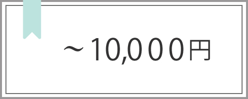 予算10000円まで