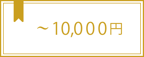 予算10000円まで