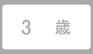 3歳誕生日プレゼント