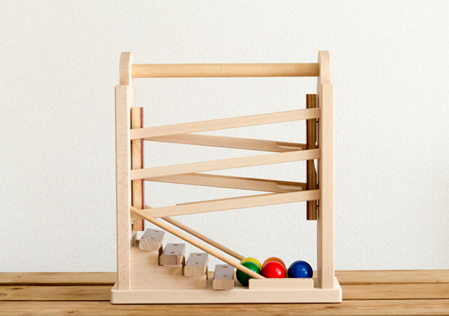 木製スロープ コロコロシロホン KOIDE【送料無料】｜木のおもちゃ専門