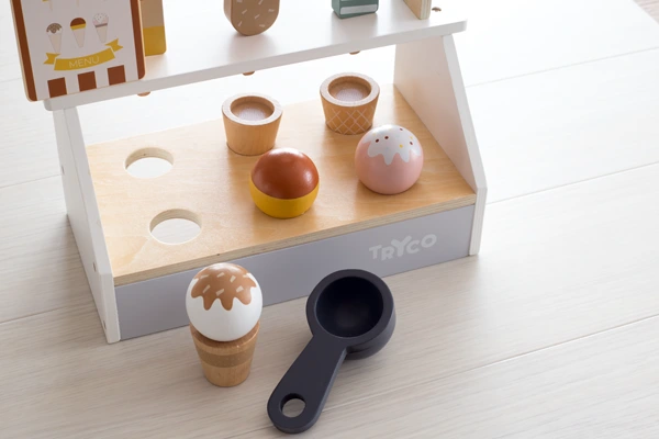 アイスクリームショップ　木製おままごと