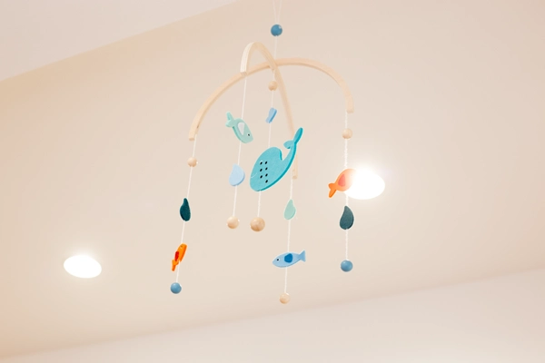 goki青いくじらを設置した様子