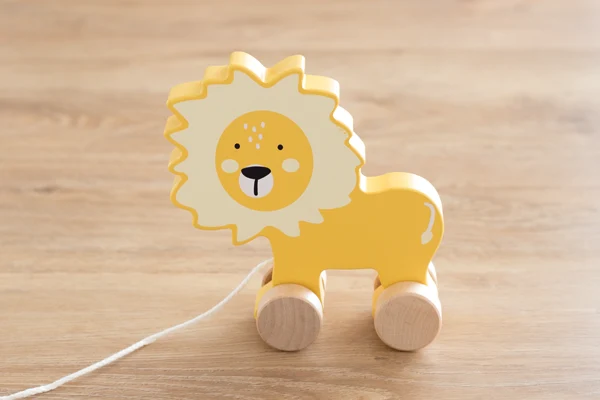 プルトイ ライオン　木製