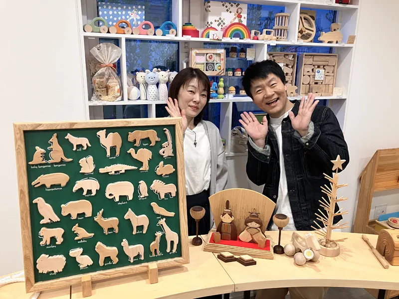テレビで紹介の様子