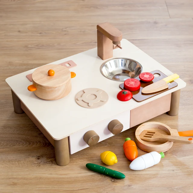 4位 日本製ままごとキッチンプラス