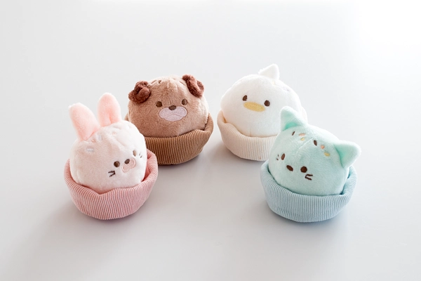 ポンポンアニマルカップケーキ　メイン