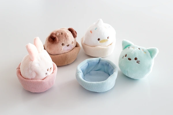 ポンポンアニマルカップケーキ　猫