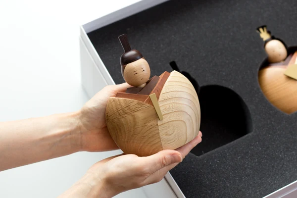 HINA ササキ工芸 木製雛人形｜木のおもちゃ専門店おもちゃの森sapporo