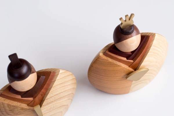 HINA ササキ工芸 木製雛人形｜木のおもちゃ専門店おもちゃの森sapporo