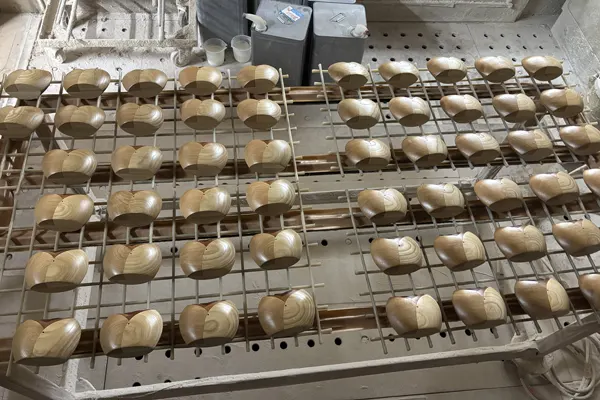 表面をウレタン塗装