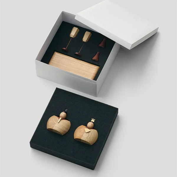 HINA ササキ工芸 木製雛人形｜木のおもちゃ専門店おもちゃの森sapporo