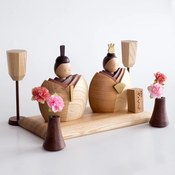 HINA ササキ工芸 木製雛人形｜木のおもちゃ専門店おもちゃの森sapporo